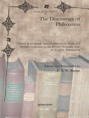 cover image of The Discourses of Philoxenus